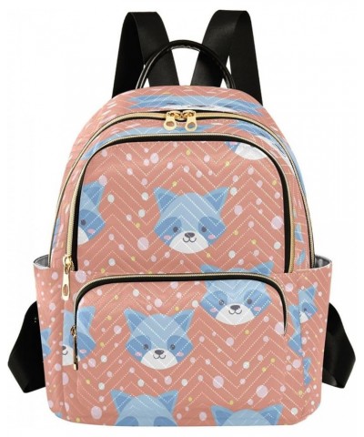 Women Backpack Purse Blue Raccoon Fashion Shoulder Bags Travel Backpack Small Daypacks S Medium $13.26 Backpacks