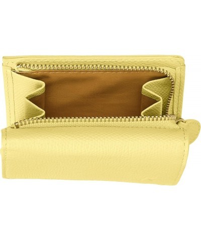 Women's Clasp Yellow/Ivory Stitched [Yellow] 40911 $49.66 Wallets