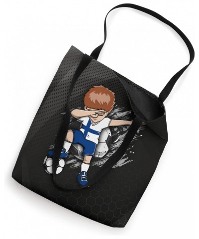 Dabbing Soccer Boy - Finland Jersey Finnish Football Fans Tote Bag $11.74 Totes