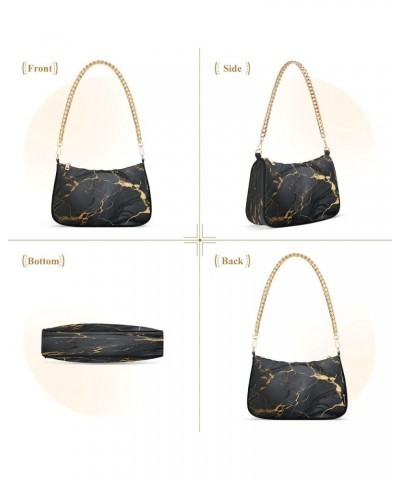 Shoulder Bags for Women Colorful Marble Texture Hobo Tote Handbag Small Clutch Purse with Zipper Closure Multi21 $16.11 Shoul...