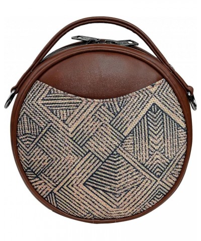 Round Sling Bag | Women Handbag | Ladies Handpurse Geo Optics $35.70 Handbags