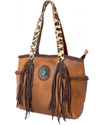 ADBGM252A Tote Genuine Leather Women Bag Western Handbag Purse $81.51 Totes