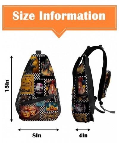 Crossbody Bags for Men Women Waterproof Sling Bag Shoulder Chest Bag Backpack Daypack for Hiking Travel Sports Running Hallow...