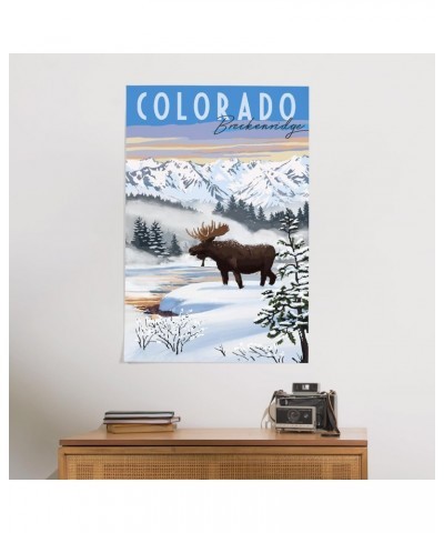 24x36 Inch Giclee Print, Breckenridge, Colorado, Moose, Winter Scene $27.49 Totes