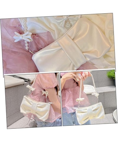 Women's Bow Bag Handbags Tote Bag Cross Body Bag for Woman All Handbag for Women Hand Bags Casual Bag White $12.68 Totes