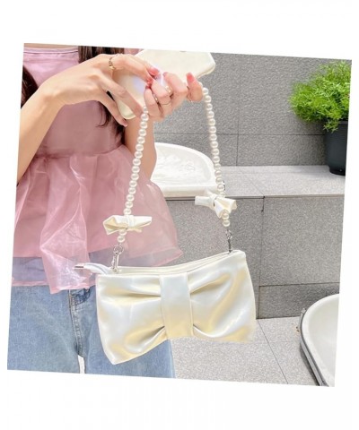 Women's Bow Bag Handbags Tote Bag Cross Body Bag for Woman All Handbag for Women Hand Bags Casual Bag White $12.68 Totes