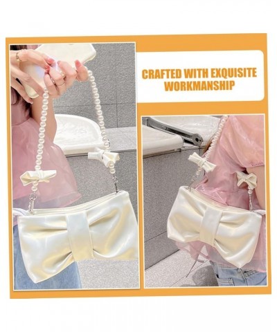 Women's Bow Bag Handbags Tote Bag Cross Body Bag for Woman All Handbag for Women Hand Bags Casual Bag White $12.68 Totes