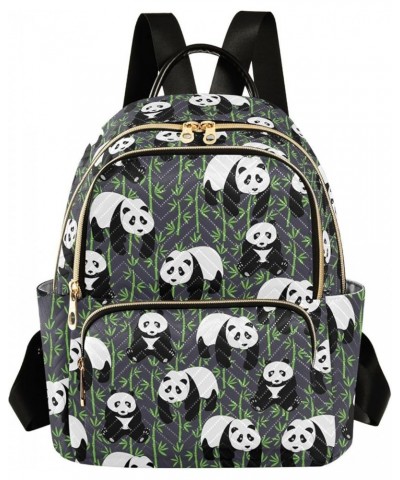 Cute Pandas Backpack Purse for Women Fashion Travel Bag Ladies Shoulder Bags Back Pack Weekend Bag,M Medium $18.89 Backpacks