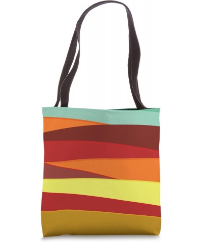 Boho Landscape Abstract Minimalist Rainbow Tote Bag $12.45 Totes