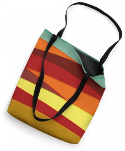 Boho Landscape Abstract Minimalist Rainbow Tote Bag $12.45 Totes