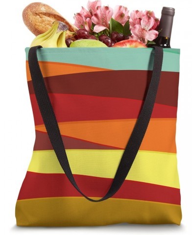 Boho Landscape Abstract Minimalist Rainbow Tote Bag $12.45 Totes