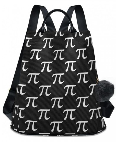 Pi Symbol Women Backpack Purse Anti-theft Casual Shoulder Bag Fashion Ladies Bags $17.60 Backpacks