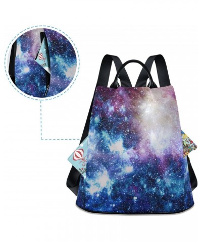 Cool Purple Universe Planet Bank(1) Backpack Purse for Women Travel Bag Anti Theft Back Pack Fashion Shoulder Bag with Adjust...