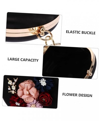 2 pcs Women's handbag women's wallets mini clutch toiletry organizer Lady Phone Bag messenger bag for Black $25.05 Accessories