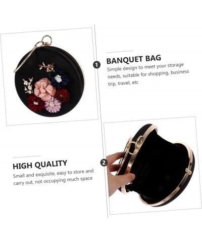 2 pcs Women's handbag women's wallets mini clutch toiletry organizer Lady Phone Bag messenger bag for Black $25.05 Accessories