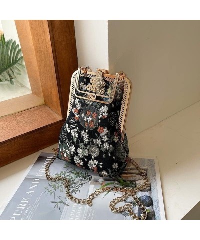 Women's  Handbags Purses Hand Phone Bag Cotton Canvas Vintage Chain Women Shoulder Crossbody En8 $21.32 Shoulder Bags