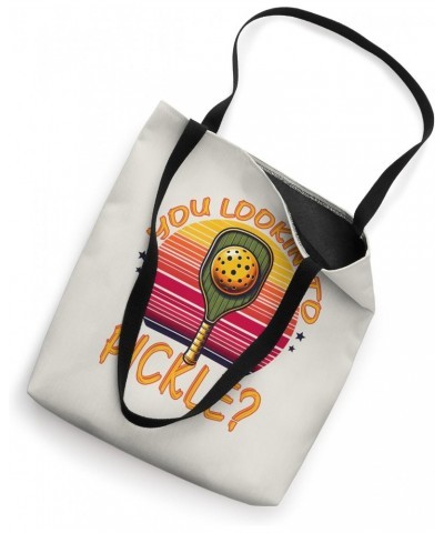 You Lookin' To Pickle? Pickleball lovers Retro Vintage Tote Bag $11.28 Totes