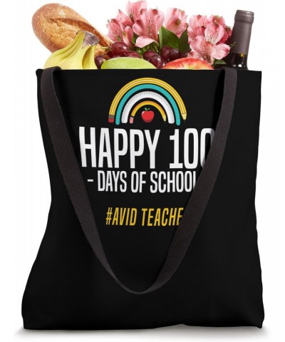 Happy 100 days of school - AVID Teacher Tote Bag $14.79 Totes