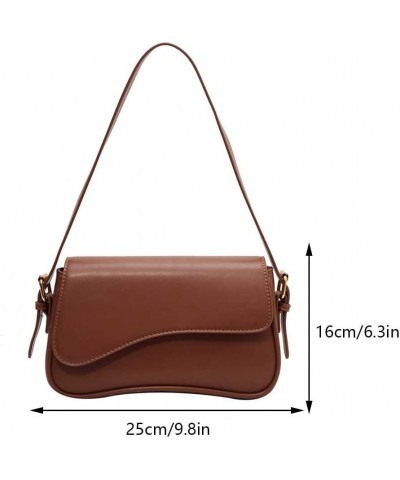 Small Shoulder Bag Y2K Purse for Women Crocodile Handbag Clutch Purse Classic Retro Crossbody Bag Satchel D04-brown $18.23 Sh...