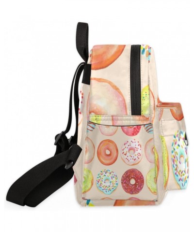 Delicious Donuts Mini Backpack Purse for Women, Food Small Fashion Daypack Lightweight, Cute Casual Travel Bag $16.71 Backpacks