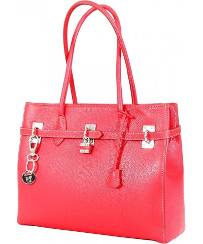 Luxury Handbags for Women | 100% Genuine Italian Calf Leather | Limited Edition Robin Handbag Red $161.50 Handbags