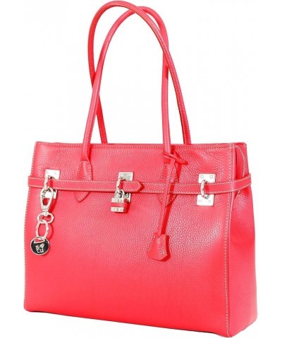 Luxury Handbags for Women | 100% Genuine Italian Calf Leather | Limited Edition Robin Handbag Red $161.50 Handbags