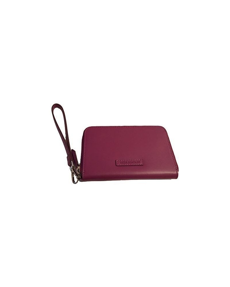 Northbrook Zip Around Wallet in Plum/Purple Faux Leather Collection $34.39 Wallets