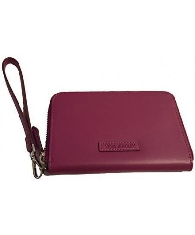 Northbrook Zip Around Wallet in Plum/Purple Faux Leather Collection $34.39 Wallets