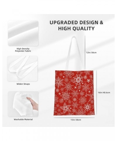 Merry Christmas Single Shoulder Fashion Canvas Tote Shopping Bags Handbags For Men And Women Merry Christmas8 $10.93 Totes