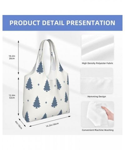 Merry Christmas Single Shoulder Commuter Canvas Tote Bags For Women And Men Merry Christmas12 $12.53 Totes