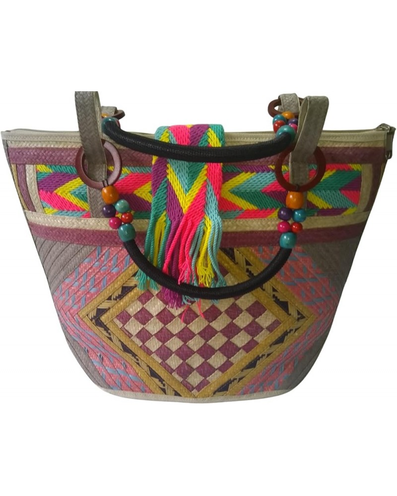 Beautiful bags with handles from Cane Arrow. Made by indigenous people of the Zenú ethnic group of Colombia. Ch08 $40.04 Hand...