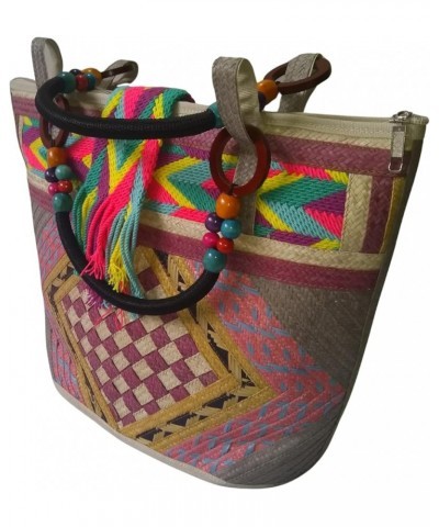 Beautiful bags with handles from Cane Arrow. Made by indigenous people of the Zenú ethnic group of Colombia. Ch08 $40.04 Hand...