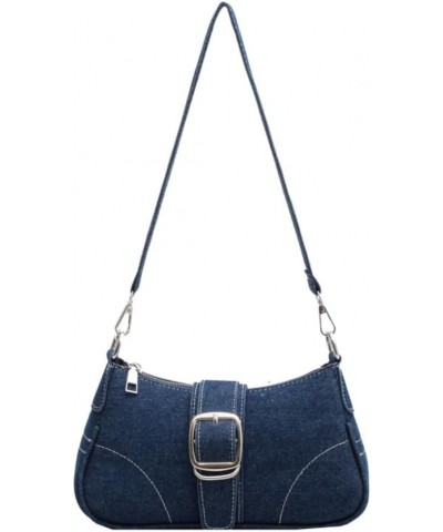 Denim Shoulder Bag Denim Purses and Handbags for Women Jean Bag Y2k Purse Small Denim Purse Jeans Bag Dark Blue $15.11 Should...