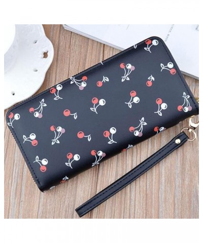 Women Wallet Ladies Wallet, Long Gourmet Clutch Bag, with Print, Large Built-in Space, Simple and Comfortable $39.57 Wallets