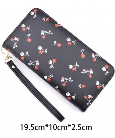 Women Wallet Ladies Wallet, Long Gourmet Clutch Bag, with Print, Large Built-in Space, Simple and Comfortable $39.57 Wallets