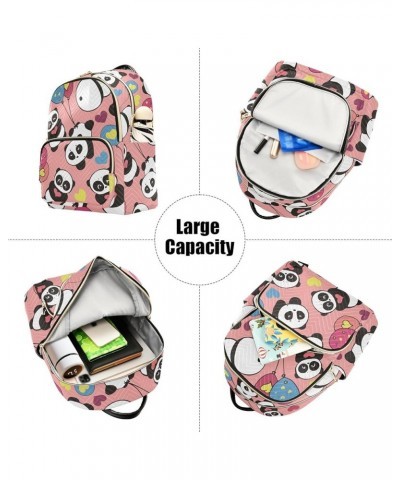 Cartoon Cat Women's Backpack Wallet Casual Small Backpack Fashion Women's Travel Bag School Backpack Color284 Small $16.45 Ba...