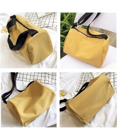 Canvas Crossbody Bags for Women Medium Size Shoulder Bag Cute Fashion Tote Purse Lightweight Travel Shopper Hobo Bag Yellow $...