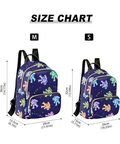 Travel Backpack Purse for Women Fashion Anti-theft Work Casual Color Astronaut Space Stars Daypack Shoulder Bag Medium Size S...