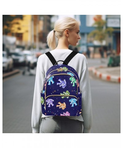 Travel Backpack Purse for Women Fashion Anti-theft Work Casual Color Astronaut Space Stars Daypack Shoulder Bag Medium Size S...