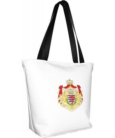 Coat of Arms Luxembourg Women'S Casual One Shoulder Carry Shopping Bag Large Capacity Working Storage Handbag $21.52 Shoulder...