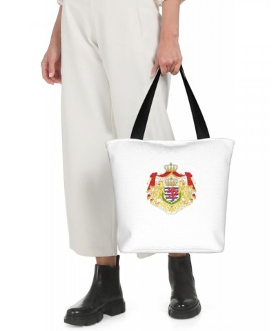 Coat of Arms Luxembourg Women'S Casual One Shoulder Carry Shopping Bag Large Capacity Working Storage Handbag $21.52 Shoulder...