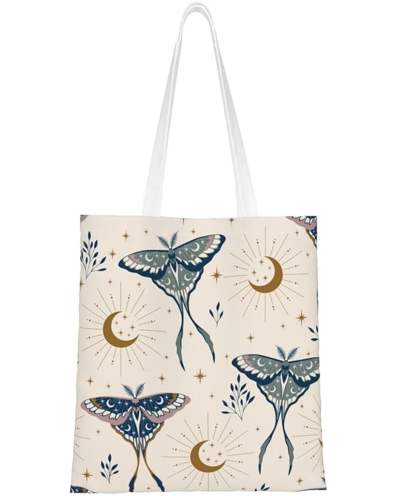 Butterfly Single Shoulder Fashion Canvas Tote Shopping Bags Handbags For Men And Women Butterfly12 $11.72 Totes