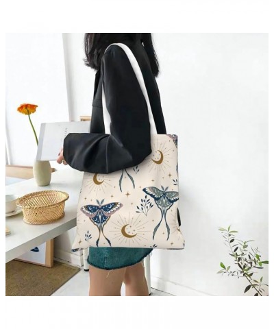 Butterfly Single Shoulder Fashion Canvas Tote Shopping Bags Handbags For Men And Women Butterfly12 $11.72 Totes