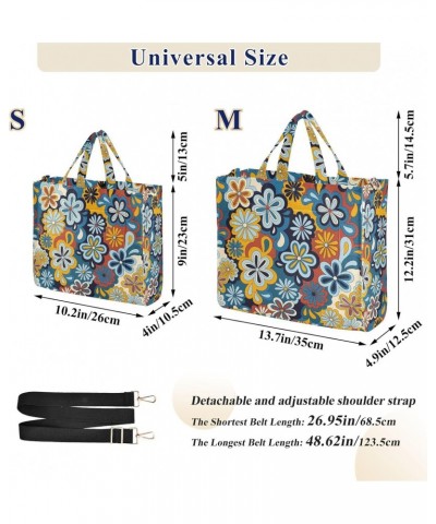 Women Retro Flowers Corduroy Tote Bag Casual Handbags Fashion Shoulder Hobo bag $10.04 Totes