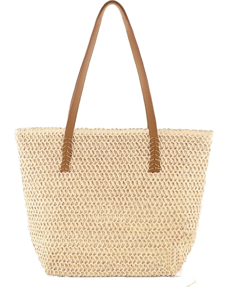 Straw Beach Bag The Tote Bag for Women Extra Large Beach Raffia Bag Straw Purses Rattan Wicker Purse Beach Woven Bag Beige $1...