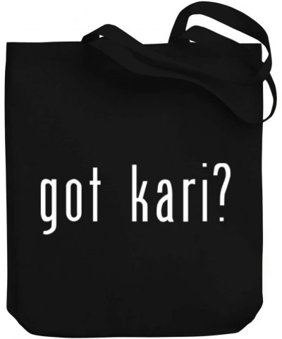 Got Kari? Linear Canvas Tote Bag 10.5" x 16" x 4 $21.59 Totes