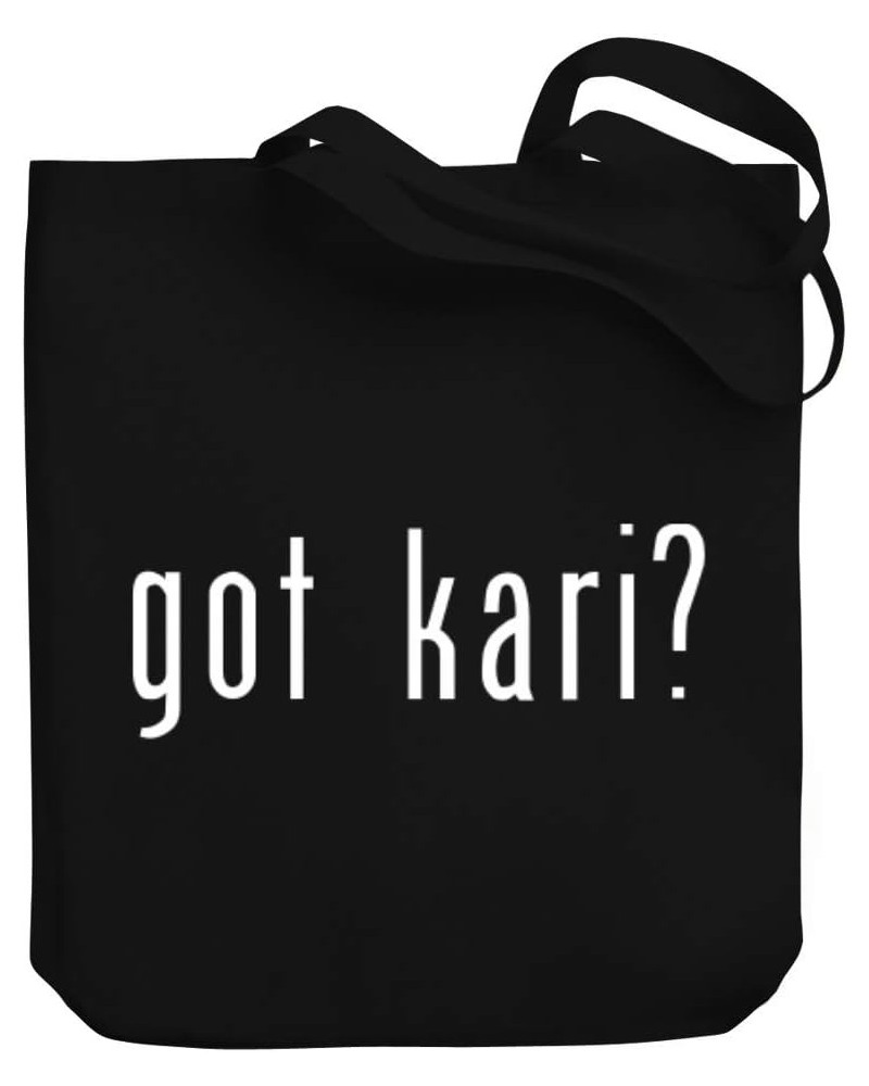 Got Kari? Linear Canvas Tote Bag 10.5" x 16" x 4 $21.59 Totes