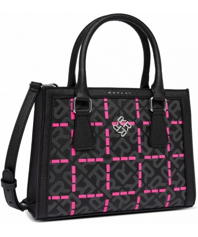 Contemporary Blk + Dk Grey + Shock Pink 1573 $48.86 Handbags