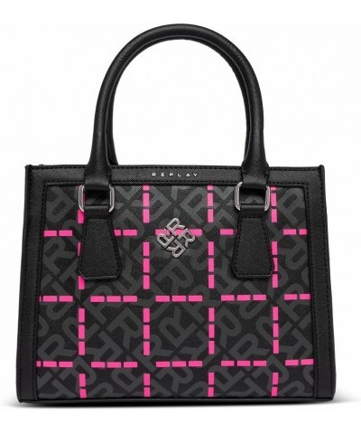 Contemporary Blk + Dk Grey + Shock Pink 1573 $48.86 Handbags