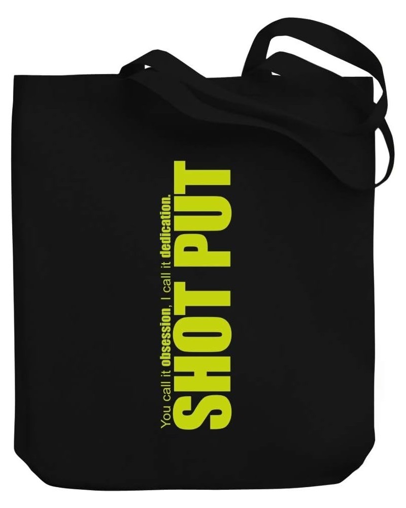 Shot Put DEDICATION Shot Put Canvas Tote Bag 10.5" x 16" x 4 $19.20 Totes